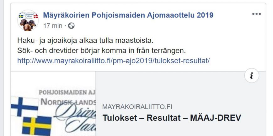 Facebookissa uutisia – Nyheter på Facebook